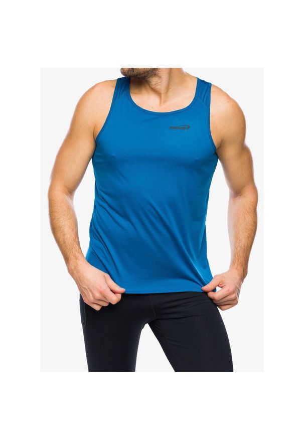 Koszulka do biegania męska Inov-8 Performance Vest. Kolor: niebieski
