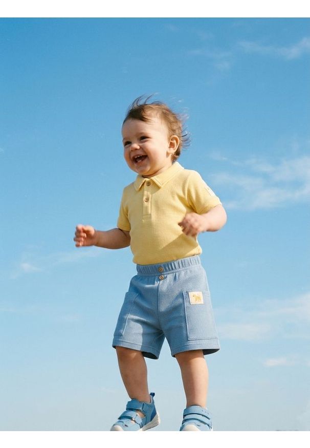 Sinsay - Dzianinowe szorty z bawełny - Inny. Materiał: bawełna, dzianina