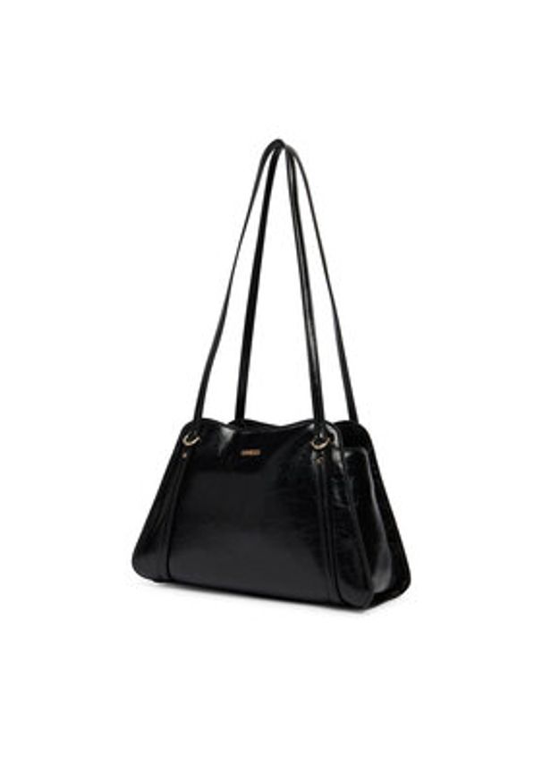 Guess Torebka Xena HWTC97 31080 Czarny. Kolor: czarny. Materiał: skórzane