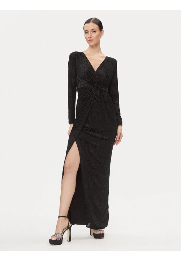 Rinascimento Sukienka wieczorowa CFC0116952003 Czarny Regular Fit. Kolor: czarny. Materiał: syntetyk. Styl: wizytowy