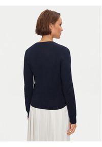 Lacoste Sweter AF3324 Granatowy Regular Fit. Kolor: niebieski. Materiał: bawełna #3
