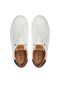 Pepe Jeans Sneakersy Camden Club M PMS00020 Biały. Kolor: biały. Materiał: skóra #3