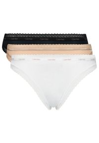 Calvin Klein Underwear Komplet 3 par fig klasycznych 000QD3804E Kolorowy. Materiał: syntetyk. Wzór: kolorowy