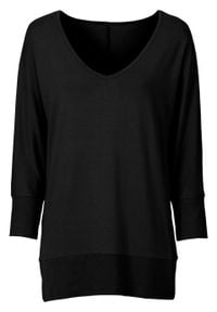 Shirt oversize bonprix czarny. Kolor: czarny #1
