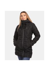 Damski płaszcz zimowy Kilpi BELIZE-W. Kolor: czarny. Sezon: zima. Sport: turystyka piesza #1