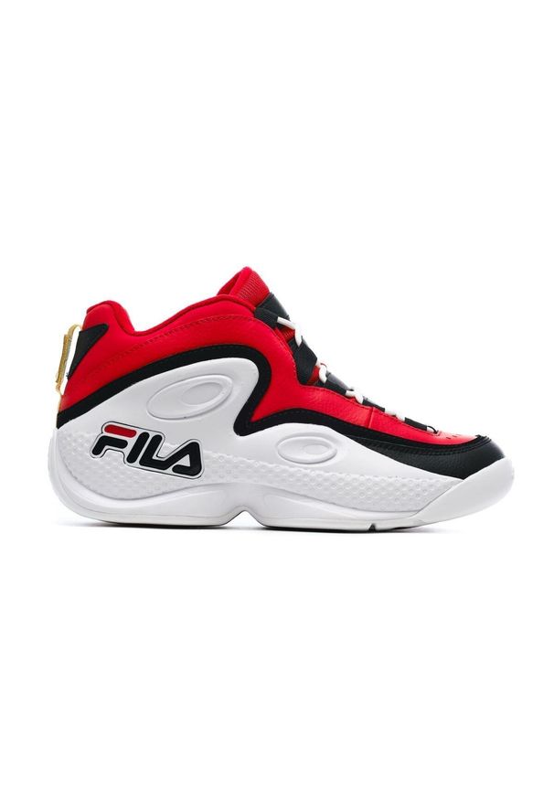 Buty do koszykówki męskie Fila Grant Hill 3 MID. Kolor: biały, wielokolorowy, czerwony. Sport: koszykówka