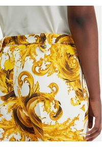 Versace Jeans Couture Spodnie materiałowe 80HAA111 NS756 Biały Regular Fit. Kolor: biały. Materiał: syntetyk #5