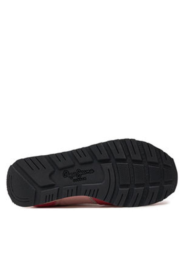 Pepe Jeans Sneakersy Brit Heritage W PLS31474 Różowy. Kolor: różowy. Materiał: materiał