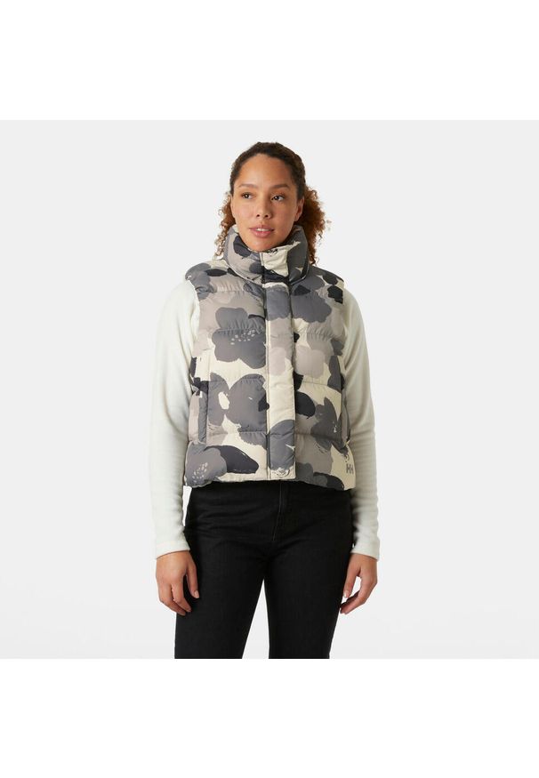 Damska kurtka bez rękawów Helly Hansen Jade. Kolor: szary. Materiał: puch. Długość rękawa: bez rękawów. Sezon: zima