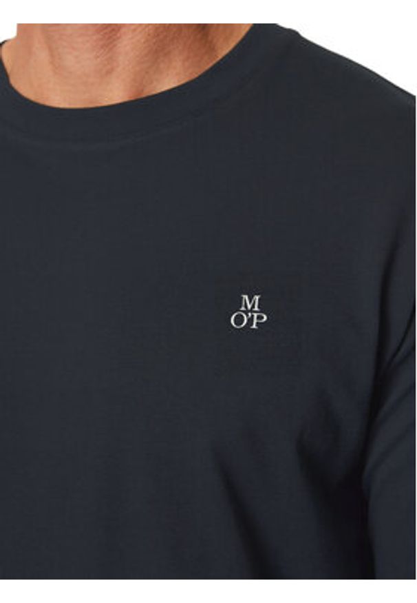 Marc O'Polo Longsleeve B21 2012 52210 Granatowy Regular Fit. Typ kołnierza: polo. Kolor: niebieski. Materiał: bawełna. Długość rękawa: długi rękaw