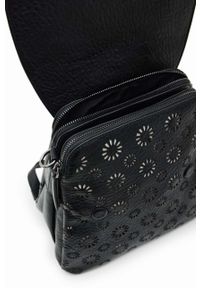 Desigual plecak damski kolor czarny mały wzorzysty. Kolor: czarny #2