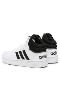 Adidas - adidas Sneakersy Hoops 3.0 Mid Classic Vintage Shoes GW3019 Biały. Kolor: biały. Materiał: skóra #6