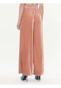 TwinSet - TWINSET Spodnie materiałowe 232TT2202 Różowy Relaxed Fit. Kolor: różowy. Materiał: syntetyk