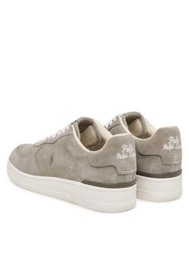 Polo Ralph Lauren Sneakersy 809973704004 Szary. Kolor: szary. Materiał: zamsz, skóra
