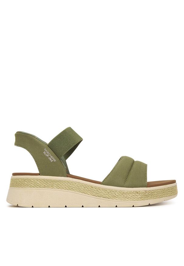 skechers - Sandały Skechers. Kolor: zielony