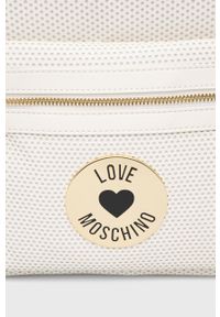 Love Moschino plecak damski kolor biały mały wzorzysty. Kolor: biały #5