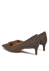 MICHAEL Michael Kors Czółenka Alina Flex Kitten Pump 40R3ALMP1B Brązowy. Kolor: brązowy. Materiał: skóra #3