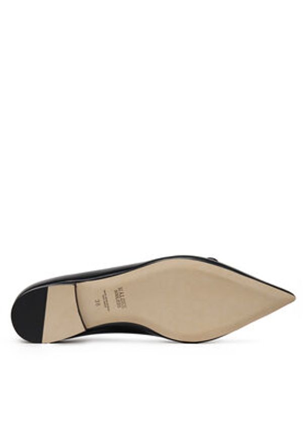 MALONE SOULIERS Baleriny Hedy Flat 10-4 Czarny. Kolor: czarny. Materiał: skóra