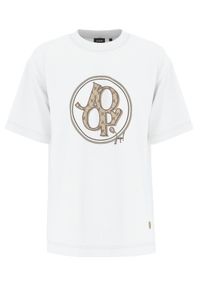 JOOP! T-Shirt 58 252JE58Tashi 30046236 Biały Regular Fit. Kolor: biały. Materiał: bawełna
