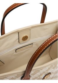 TOMMY HILFIGER - Tommy Hilfiger Torebka Th City Mini Tote AW0AW18393 Beżowy. Kolor: beżowy. Materiał: skórzane #3