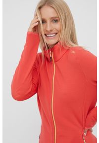 CMP bluza sportowa damska kolor pomarańczowy gładka. Kolor: pomarańczowy. Materiał: włókno, materiał. Wzór: gładki. Styl: sportowy #6
