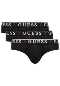 Guess Komplet 3 par slipów Hero U97G00 JR003 Czarny. Kolor: czarny. Materiał: bawełna #1