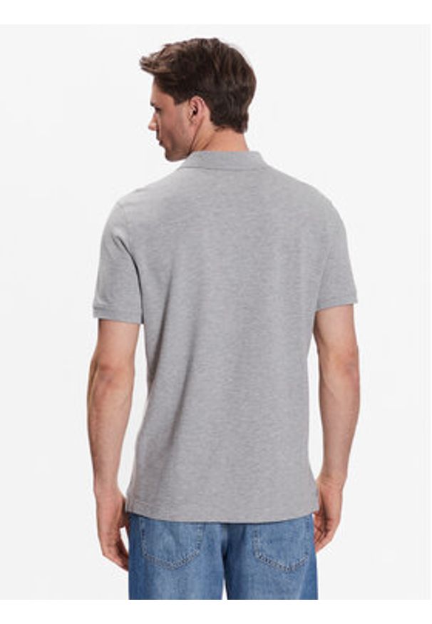 United Colors of Benetton - United Colors Of Benetton Polo 3089J3179 Szary Regular Fit. Typ kołnierza: polo. Kolor: szary. Materiał: bawełna
