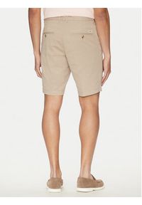 BOSS Szorty materiałowe 50487993 Beżowy Slim Fit. Kolor: beżowy. Materiał: bawełna #3