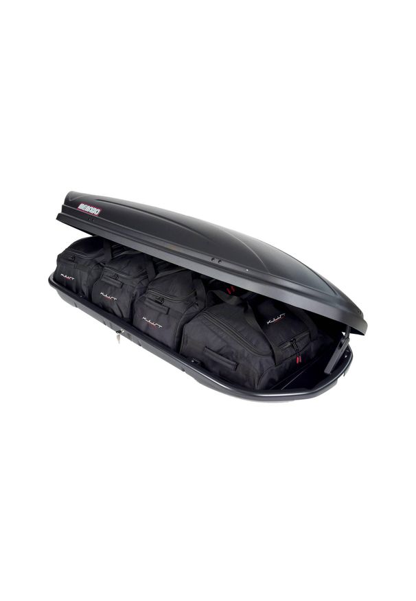 KJUST - Torby Do Boksu Dachowego Menabo Marathon 460 4Szt Kjust. Kolor: czarny. Styl: sportowy