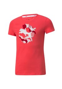 Koszulka treningowa dla dzieci Puma Alpha Tee G. Kolor: różowy