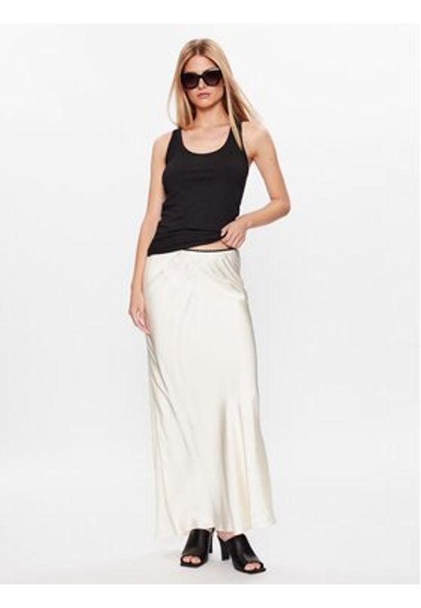 Herskind Spódnica maxi Allicat 4843370 Beżowy Regular Fit. Kolor: beżowy. Materiał: wiskoza