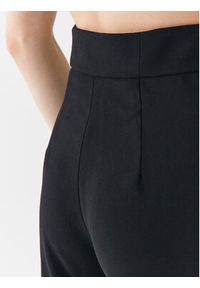 Elisabetta Franchi Spodnie materiałowe PA-024-36E2-V300 Czarny Wide Leg. Kolor: czarny. Materiał: syntetyk #5