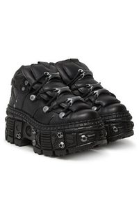 NEW ROCK Sneakersy M-WALL106-S25 Czarny. Kolor: czarny. Materiał: skóra #4