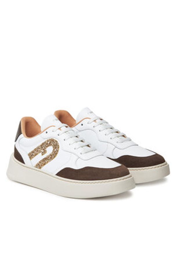 Furla Sneakersy Sport Lace-Up YI07SPT BX4080 PT 4216S Biały. Kolor: biały. Materiał: skóra
