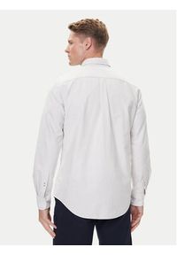 TOMMY HILFIGER - Tommy Hilfiger Koszula Heritage Oxford MW0MW36238 Beżowy Regular Fit. Kolor: beżowy. Materiał: bawełna #4
