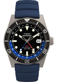 Zegarek Timex Zegarek męski TW2W75100 niebieski. Kolor: niebieski #1