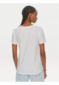 Pepe Jeans T-Shirt Lorette V Neck PL505826 Biały Regular Fit. Kolor: biały. Materiał: bawełna #5