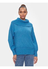 only - ONLY Sweter 15306541 Niebieski Relaxed Fit. Kolor: niebieski. Materiał: syntetyk