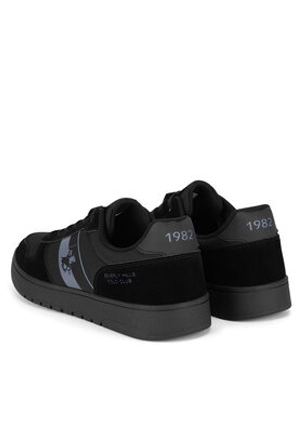 Beverly Hills Polo Club Sneakersy M-VS31981-01 Czarny. Kolor: czarny. Materiał: materiał