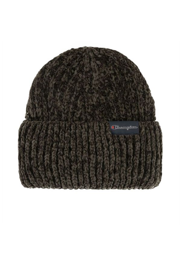 Czapka Champion Black Label Fisherman Acrylic Beanie 805681-ES510 - szara. Kolor: szary. Materiał: akryl. Wzór: aplikacja. Sezon: zima. Styl: klasyczny