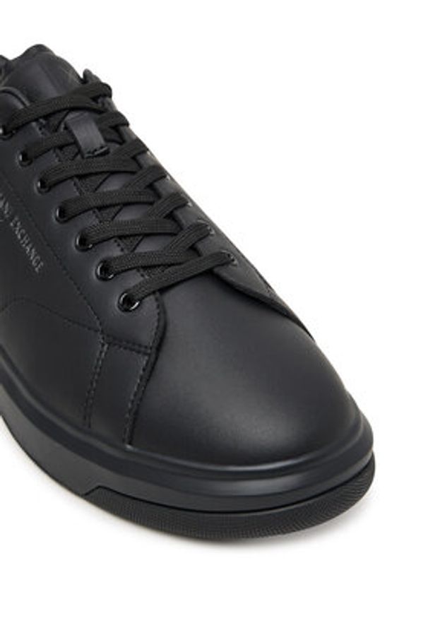 Armani Exchange Sneakersy XUX123 XV534 MZ262 Czarny. Kolor: czarny. Materiał: skóra