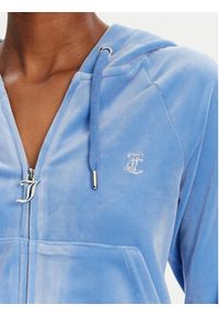 Juicy Couture Bluza Madison JCWA122001 Niebieski Slim Fit. Kolor: niebieski. Materiał: syntetyk