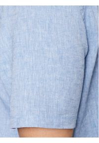 Sisley Koszula 59A2SQ01Y Niebieski Regular Fit. Kolor: niebieski. Materiał: bawełna #4