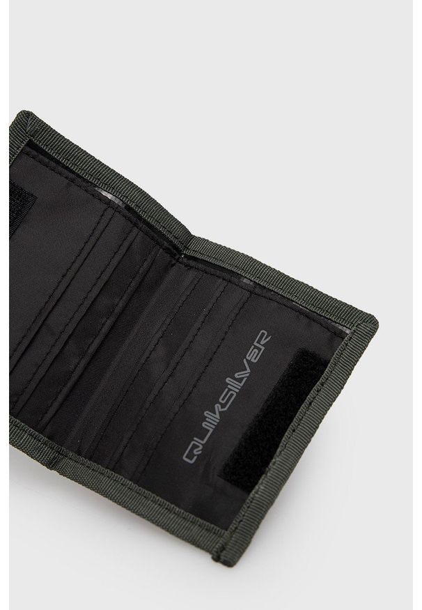 Quiksilver portfel męski kolor czarny. Kolor: czarny