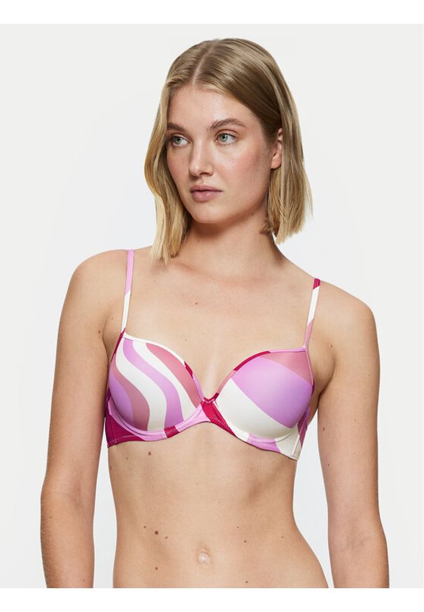 Triumph Góra od bikini Summer Mix&Match 10222231 Różowy. Kolor: różowy. Materiał: syntetyk