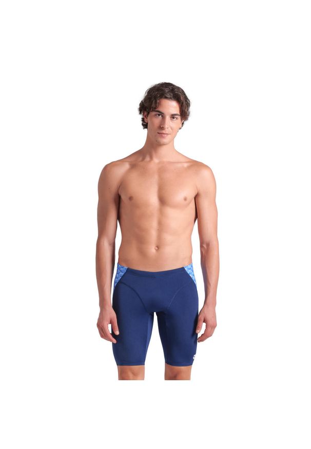 Jammery Arena Monogram Navy - spodenki do kolan do pływania. Kolor: niebieski. Długość: do kolan