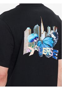 Converse T-Shirt City Butterfly 10024616-A02 Czarny Regular Fit. Kolor: czarny. Materiał: bawełna #2