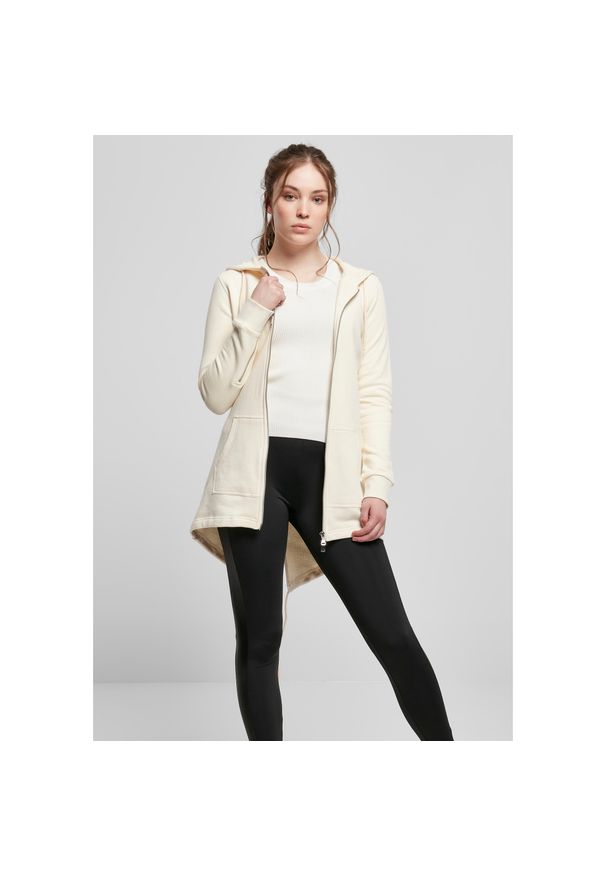 Bluza damska z kapturem Urban Classics. Typ kołnierza: kaptur. Kolor: biały. Sezon: zima
