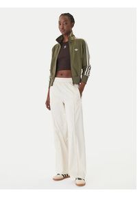 Adidas - adidas Spodnie dresowe Pearl Firebird KE3393 Écru Loose Fit. Kolor: kremowy. Materiał: syntetyk #3