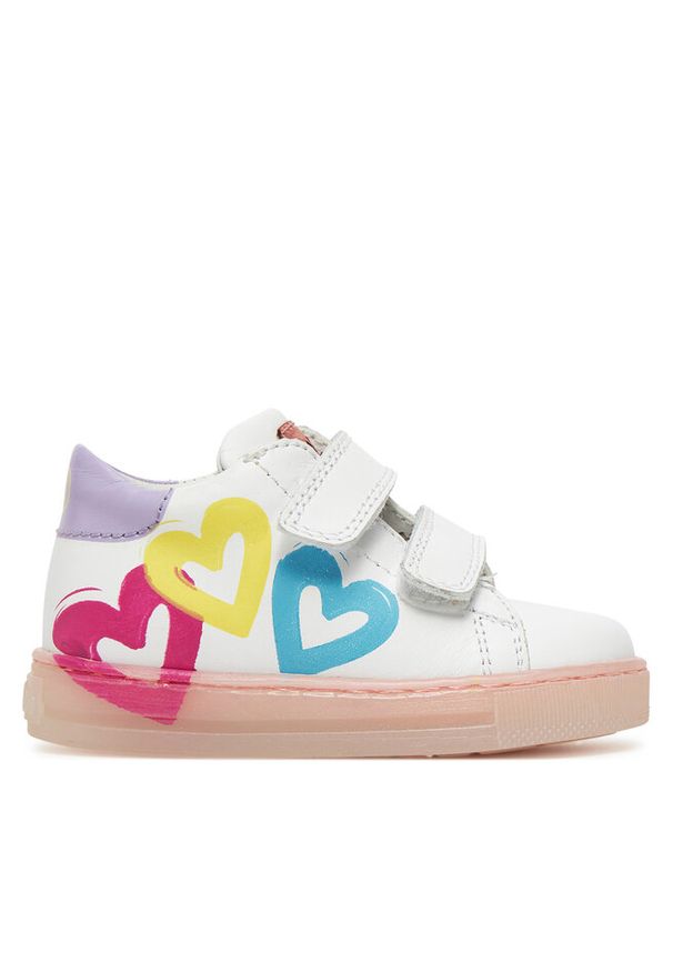 Sneakersy Naturino. Kolor: biały
